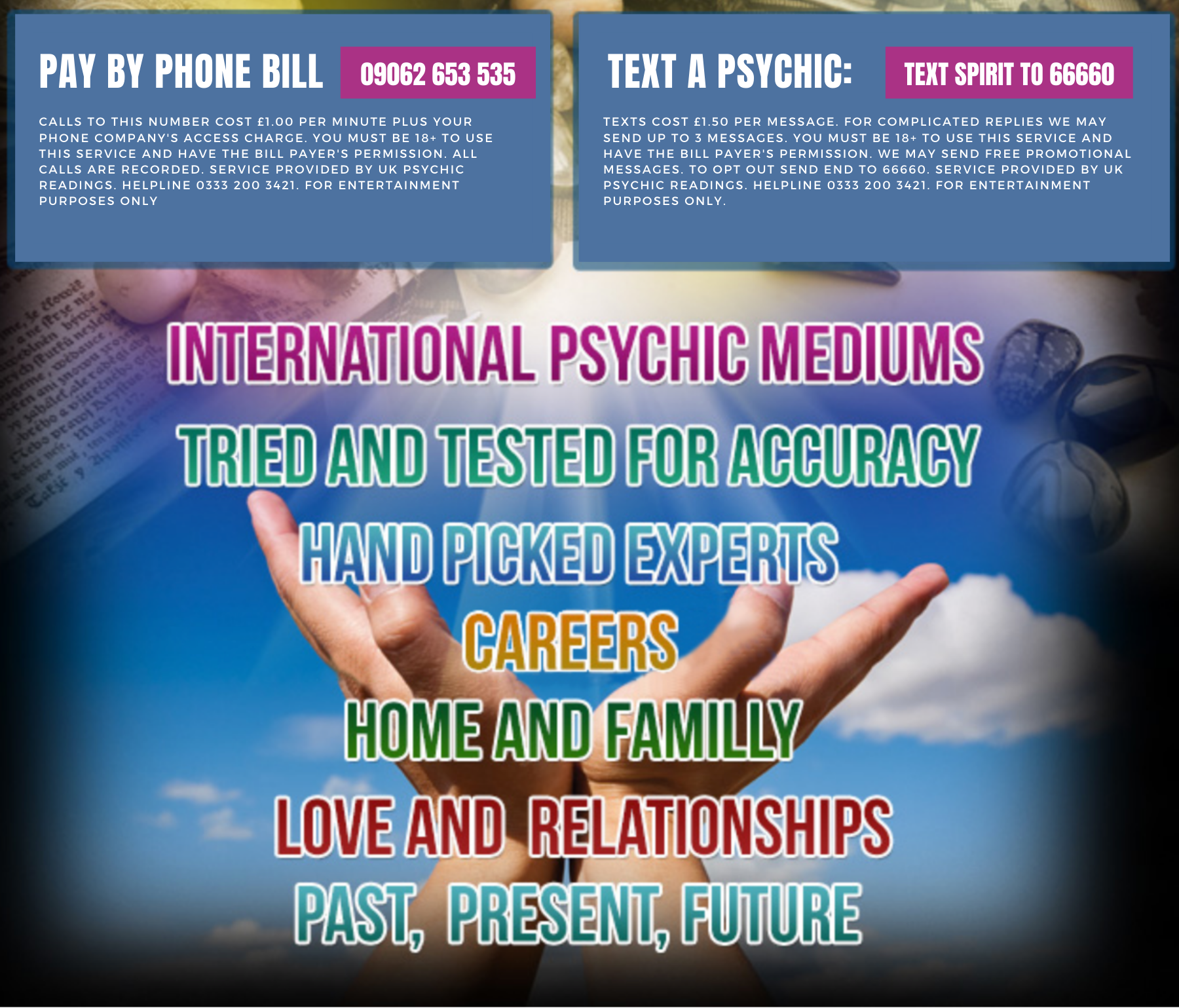 Live Telephone Psychic Readings UK Online